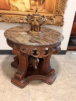 Beautiful table with Marble top