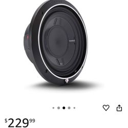 10 Inch Rockford Fosgate Shallow Subwoofers