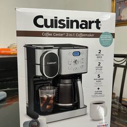 Brand new cuisin art 2 in 1 coffee maker