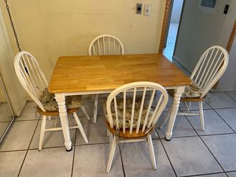 Table and 4 chairs