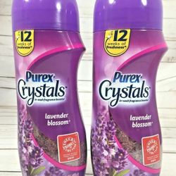 2pk. Purex In Wash Laundry Scent Crystals Lavender Blossom 15.5oz.