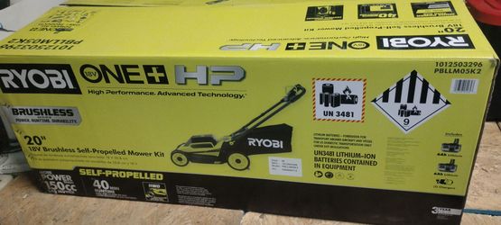 20" Ryobi Brushless Mower
