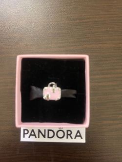 Original Pandora Charm With Box - pink suitcase - Retails for $55 at the store . Located in Ahwatukee area .