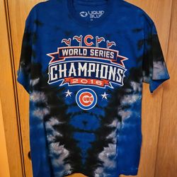 Chicago Cubs 2016 Championship Tye Dye Tee T-Shirt 