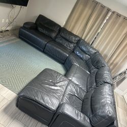 Leather Couch 