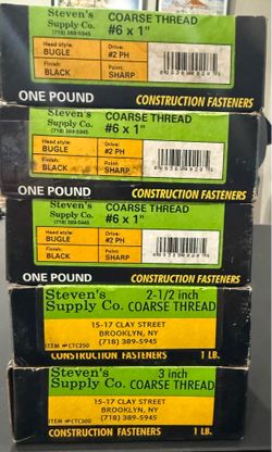 5  Lbs. Coarse Drywall Screws