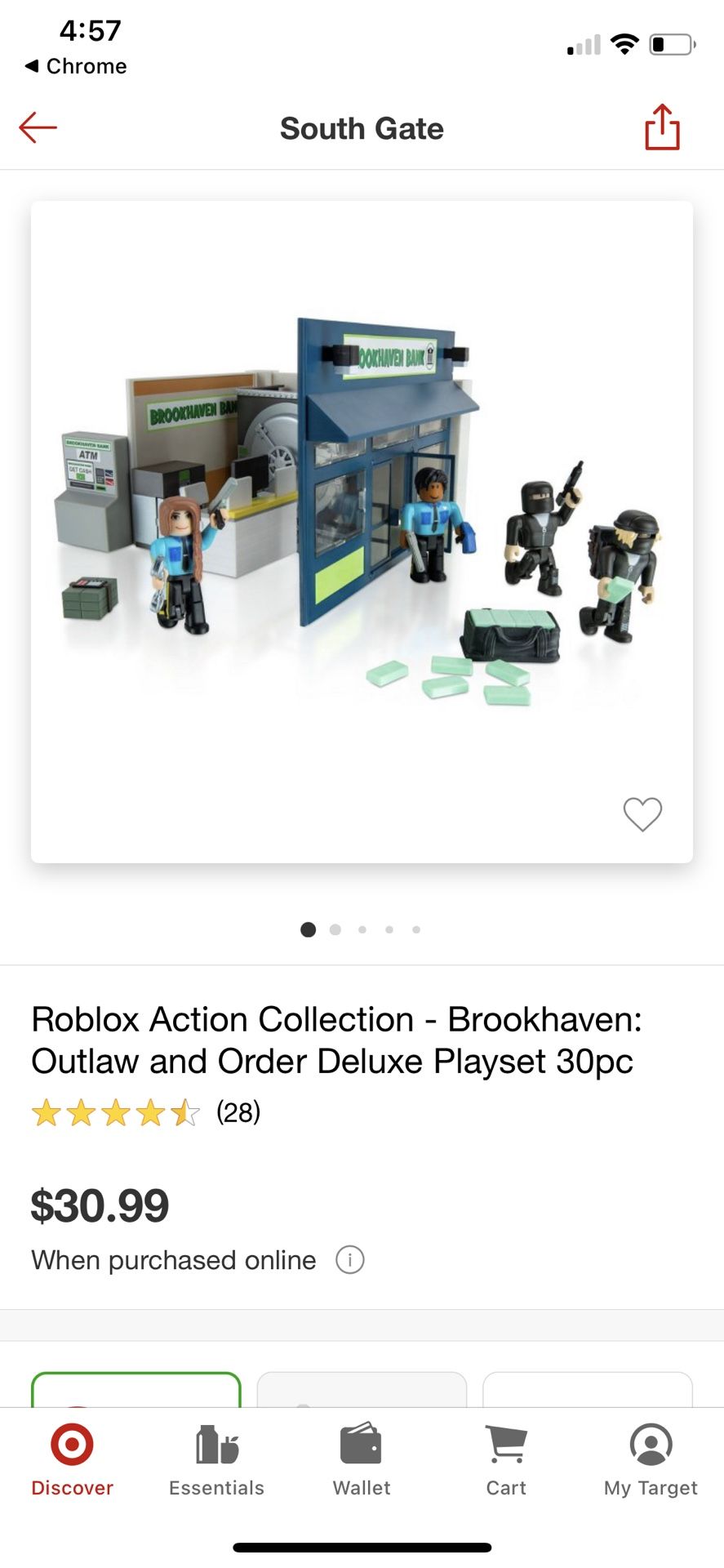 Roblox Action Collection - Brookhaven: Outlaw And Order Deluxe