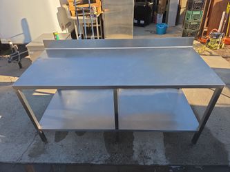 Table, Prep Stainless 72 x 30 x 36h