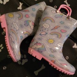 Kids Size 6 Rainboots