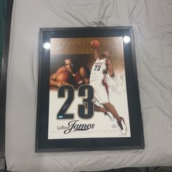 Like new LeBron James upper deck autograph numbers
