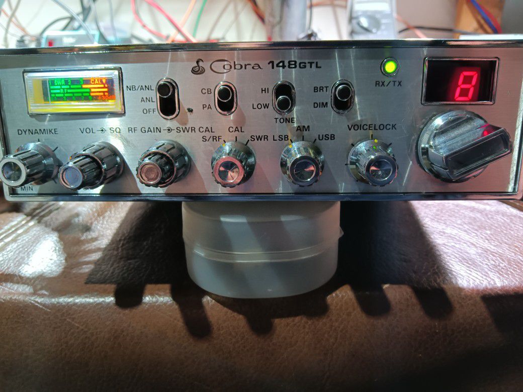 CB RADIO COBRA 148GTL WITH UNLOCKED CLARIFIER AND EXTRA CHANNELS  MODIFICATION 