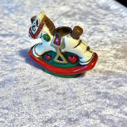 Rocking Horse Candle Holder Vintage Holiday Memories Collector Ornament - $5 (Klamath Falls, Oregon)
