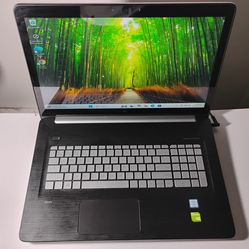 Large 17" HP Gaming Laptop w/Win 11 Pro (i7/16GB/1TB)