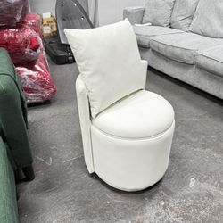 Lorflin 360° Swivel Vanity C hair with Storage