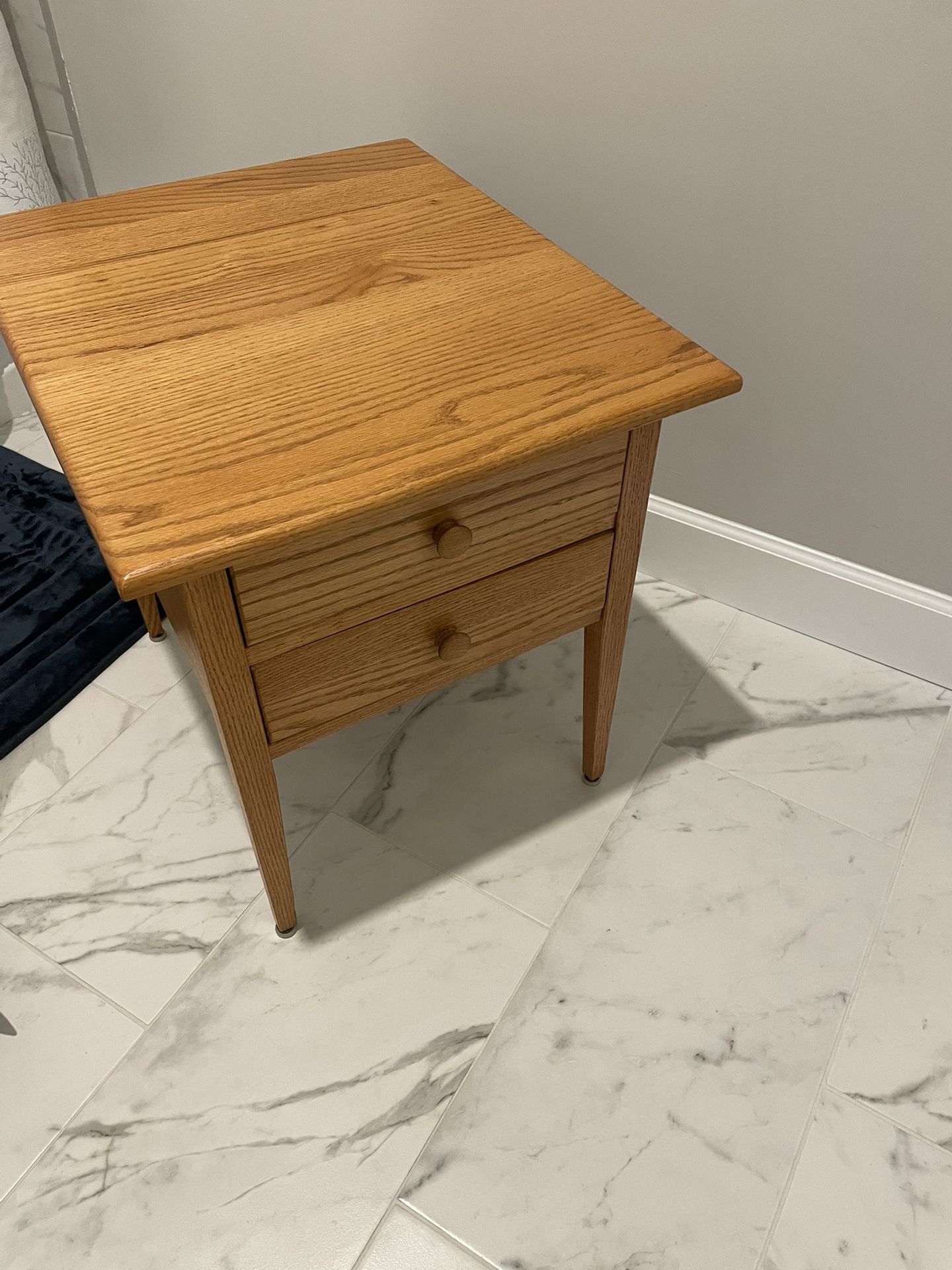 Oak End Table