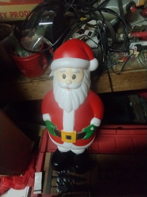 Santa Christmas Yard Decor Lights Up