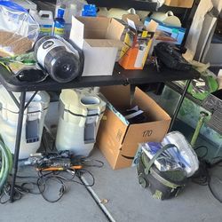 Various Aquariums, Cannister Pumps, Heaters, Feeders, Aquarium Filters And Pond Supplies
