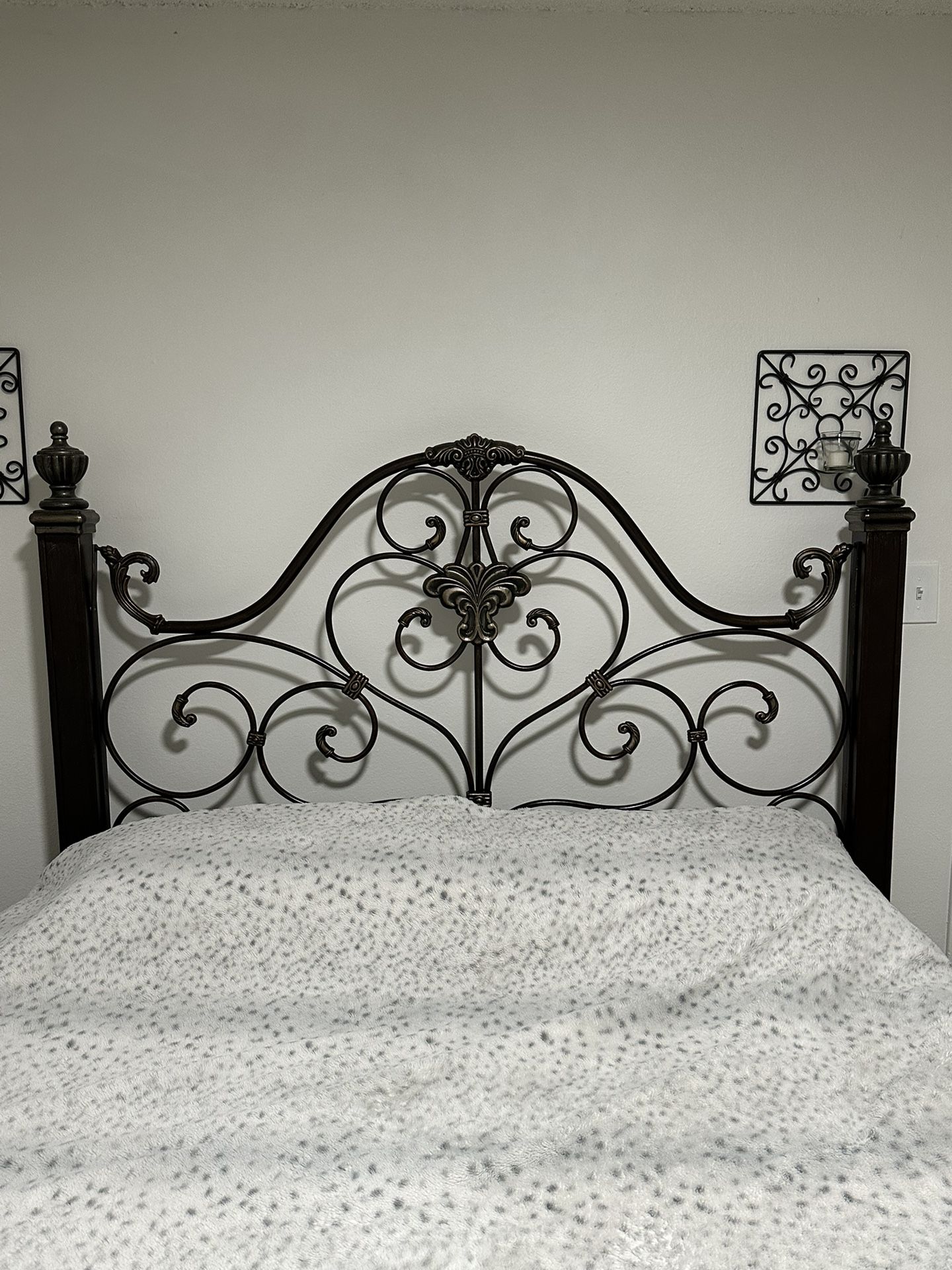 Solid Iron Bed Frame