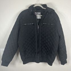 Whispering Smith Detachable hood black Jacket - Sz L