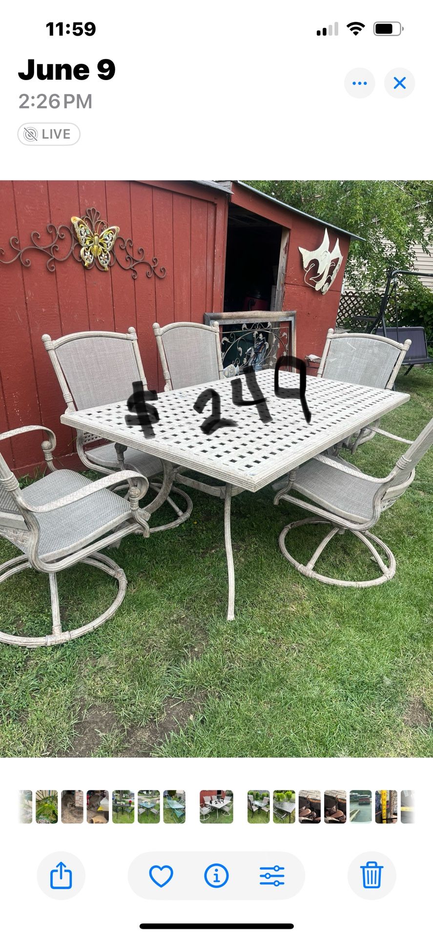 Mesa Y 5 Sillas