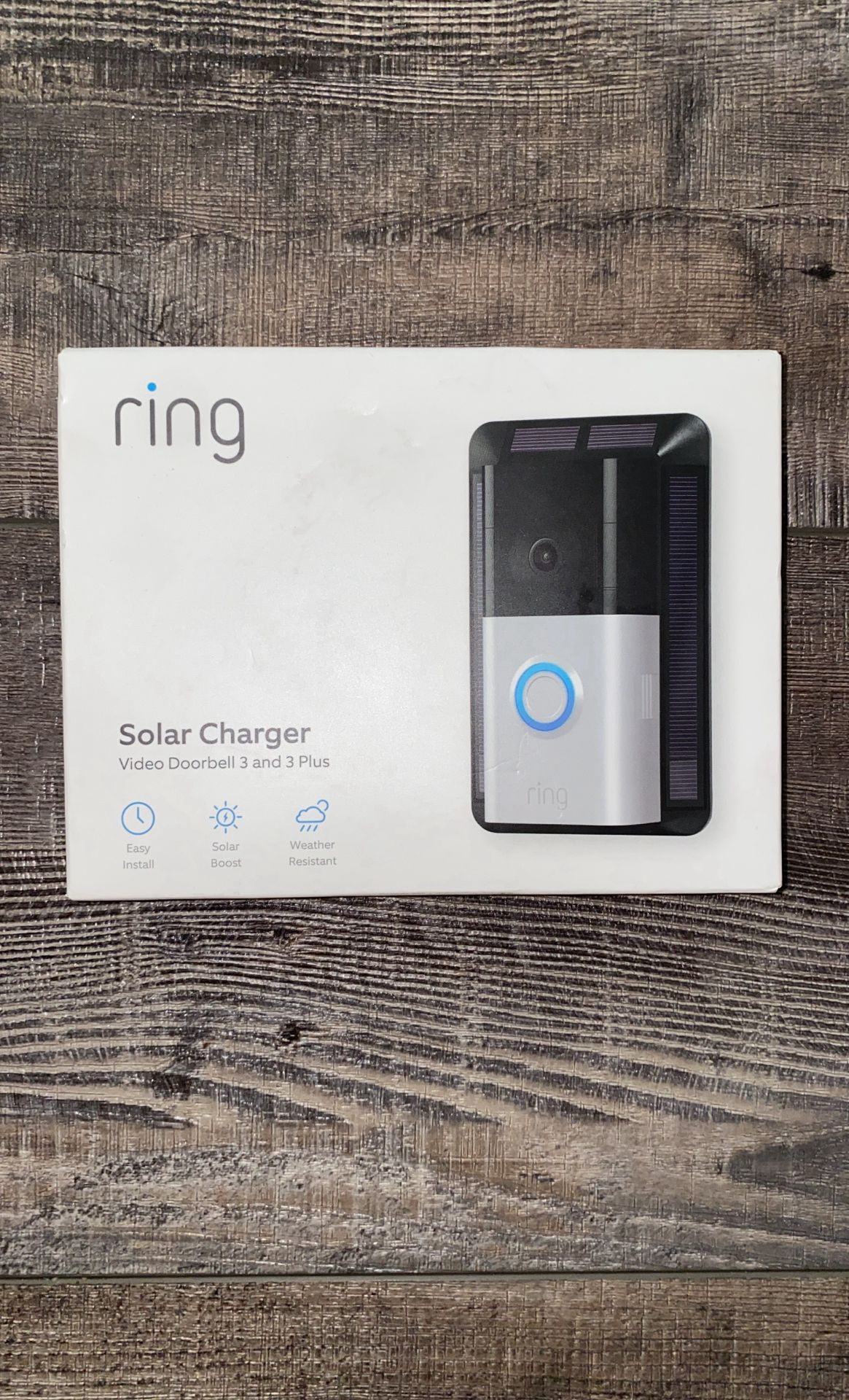 “Ring” Solar Powered Charger (Video Doorbell 3 & 3 Plus