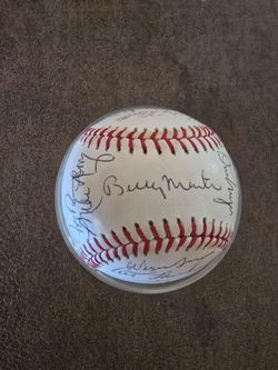 Baseball 1981 signed Oakland athletics.