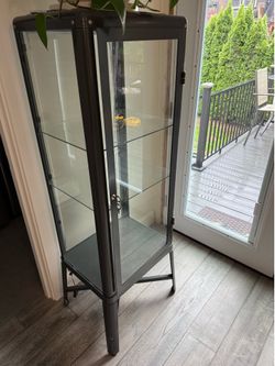 Metal Glass Cabinet
