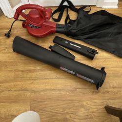 LawanMaster Red  Electric Blower LeafVacuum 