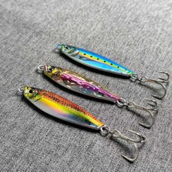Night Fishing Glow Jig Knife Style Tuna Deep Drop Saltwater Bait 20g 