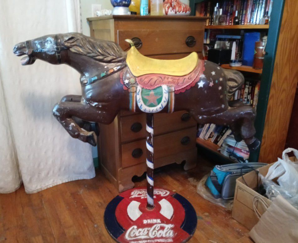 Must Go Make Offer 1950s Coca Cola Advertising Horse