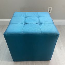 Teal Washable Ottomen 