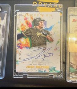 Josh Naylor RC autograph numbered baseball card mariners PICK UP IN ORTING