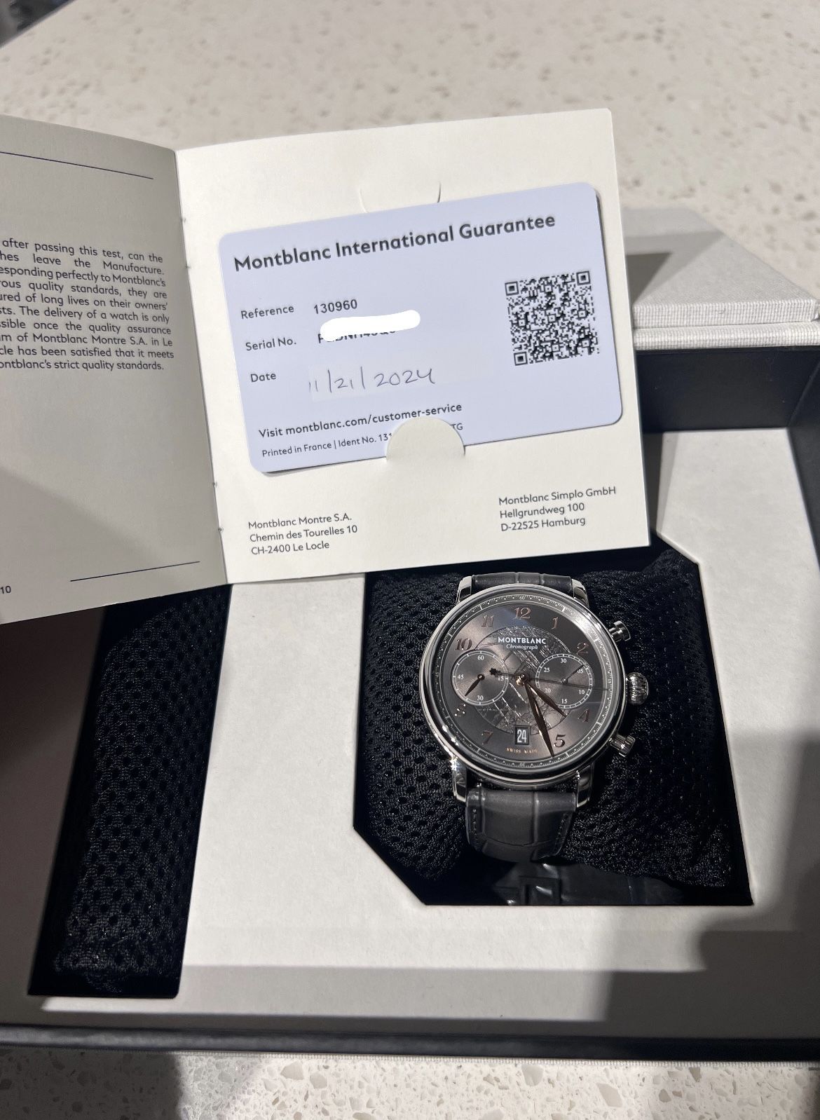 Montblanc Star Legacy Chronograph Watch BNP