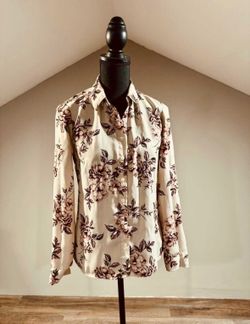 Express XS Floral Button Up