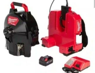 Milwaukee M18 Fuel 18-Volt Lithium-Ion Brushless Cordless Drain Cleaning 3/8 in. Switch Pack Sectional Drum System Kit