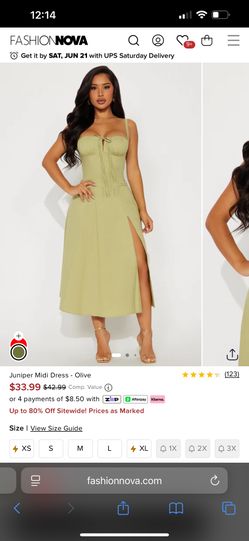 Fashion nova Dress (BLACK)