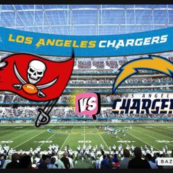 Chargers Vs buccaneers 12/15 Row 5 Section 210 Aisle! 4 Seats 