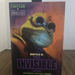 NECA Universal Monsters x TMNT Ultimate Donatello as The Invisible Man