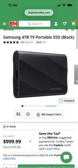 Samsun SSD 4TB