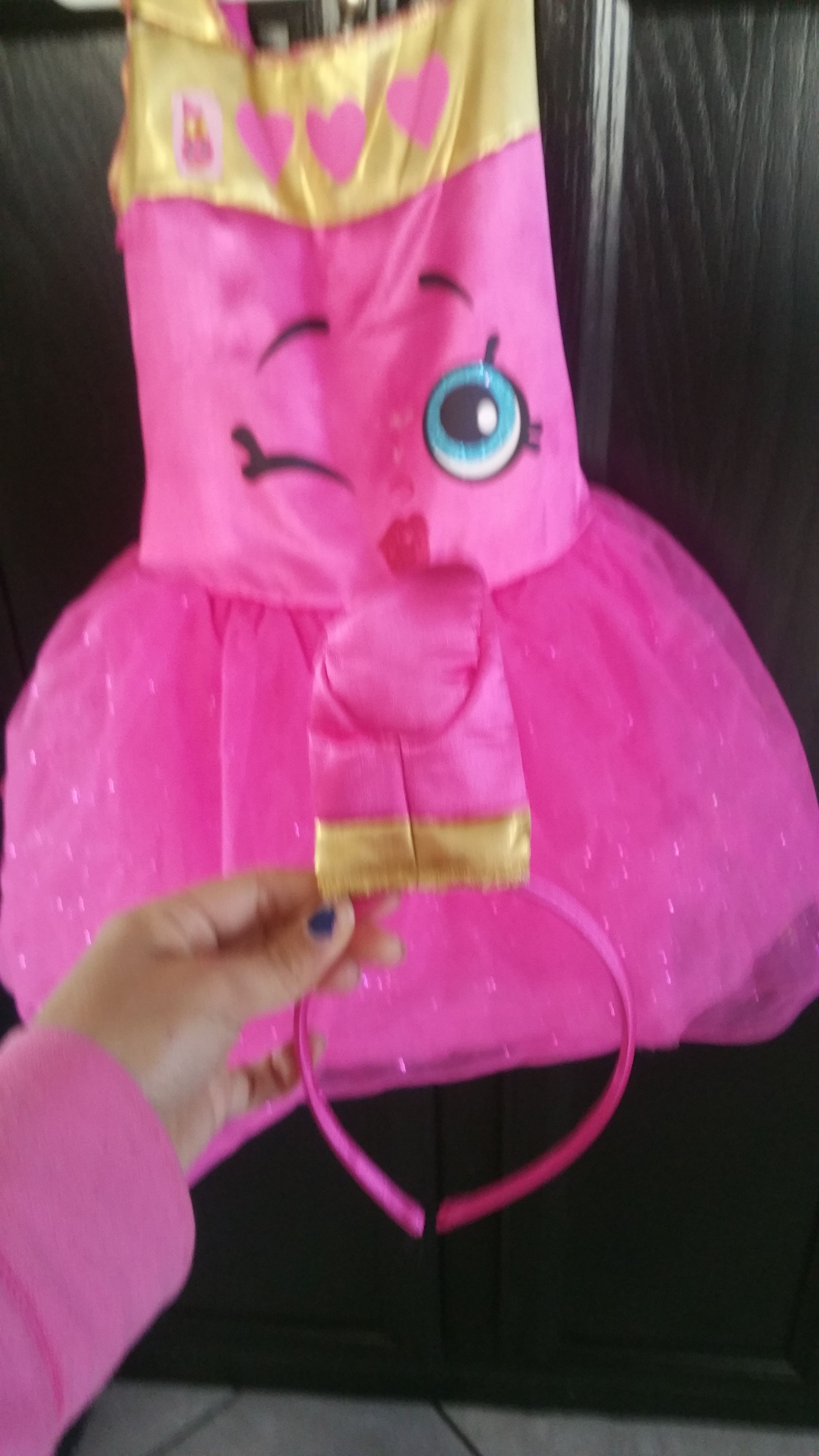 Shopkins dress M (7-8)