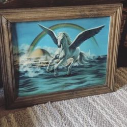 Vintage Unicorn Art Unframed 