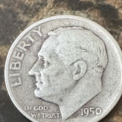 1950    San Francisco Roosevelt Dime 90% Silver