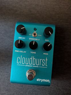 Strymon cloudburst ambient reverb pedal