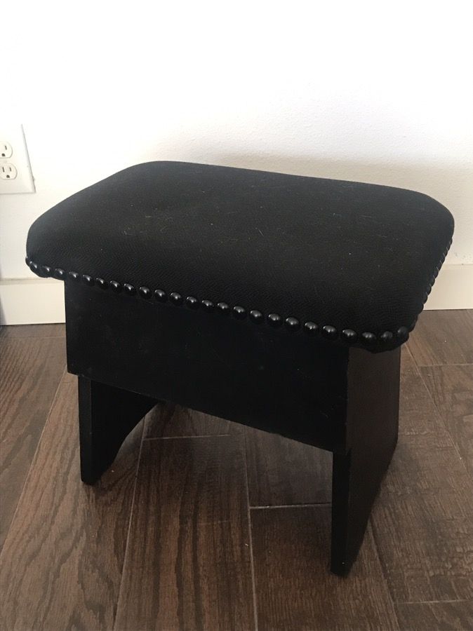 Refinished wooden stool