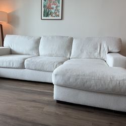 Sectional Sofa In Beige 