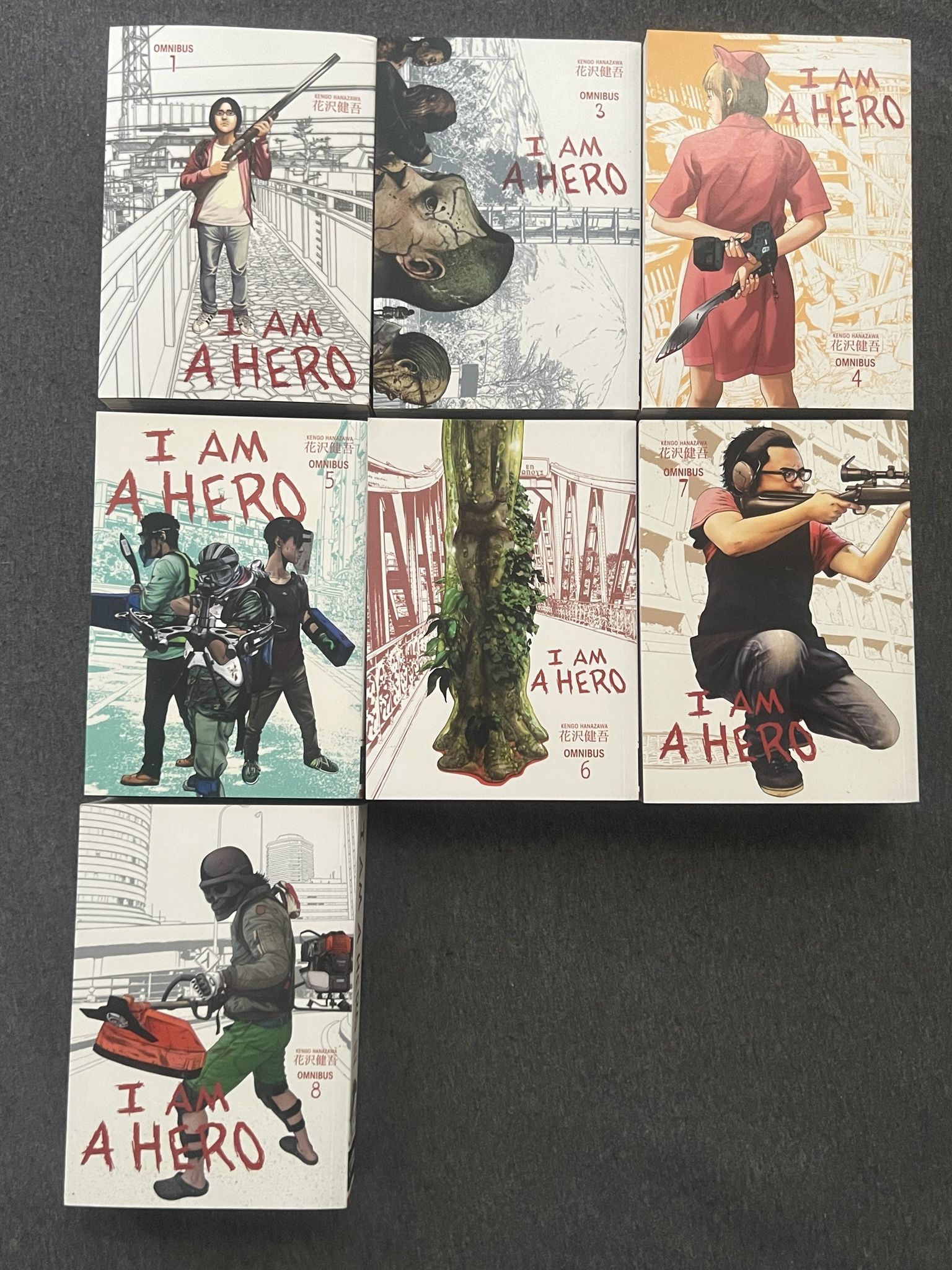 I AM A HERO MANGA VOL 1, 3-7 OOP