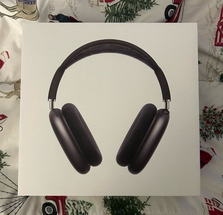 Sealed black AirPods Max new sleek and ready for crystal-clear