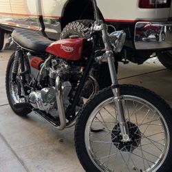 1970 Triumph Bonneville  2016 Harley Street Glide