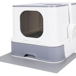 RIZZARI Top Entry Covered Cat Litter Box                                 #0680