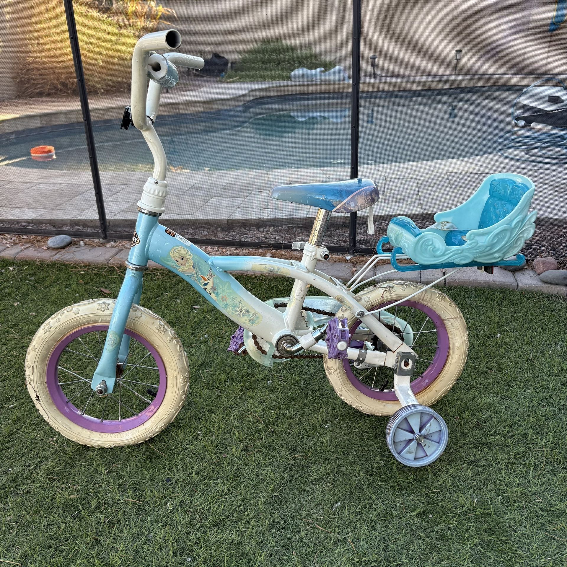 Disney Frozen Huffy Kids Girls 12.5” Bike Bicycle
